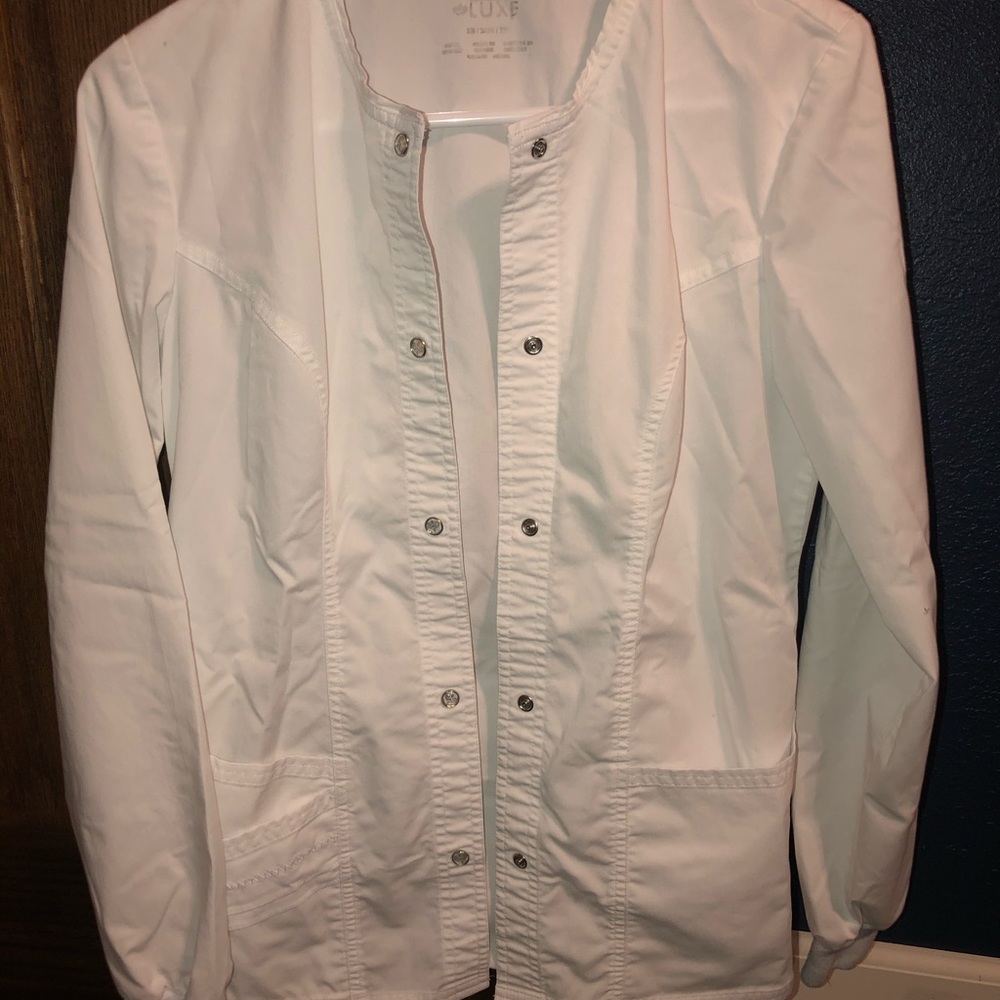 Cherokee Luxe Lab Coat Jacket - XS